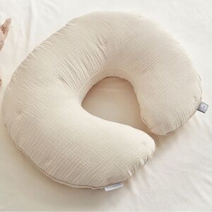Boppy Cuddle Me Pottery Barn Kids Muslin Nursing Pillow & Cover
